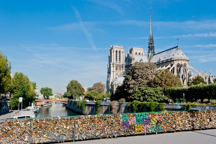 Notre Dame, Paris, view from Pont de l'Archevéché
