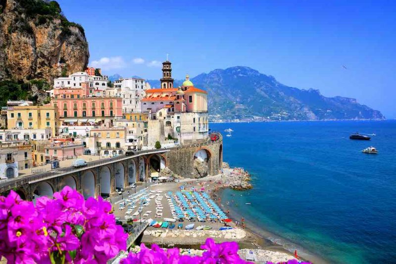 View of Atrani, Amalfi Coast, Italy