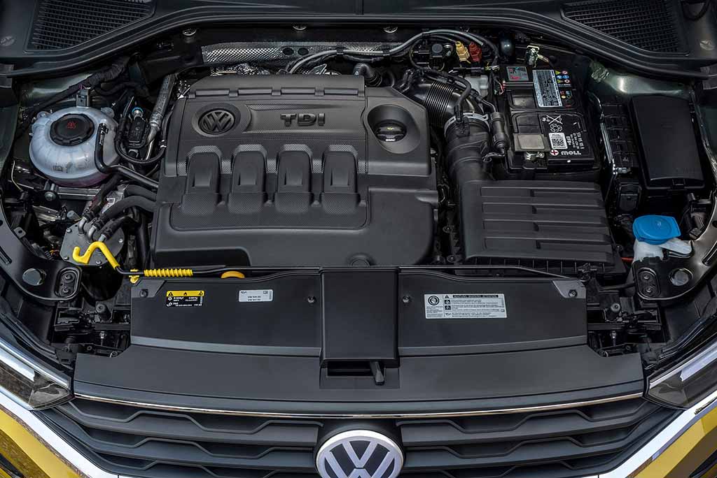 Der 150 PS TDI-Motor ist im VW T-Roc eine gute Wahl    Foto: VW