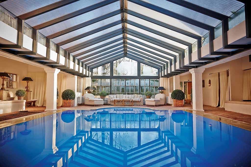 Blick in den Familienpool der Bleiche Foto: © Bleiche Resort & Spa