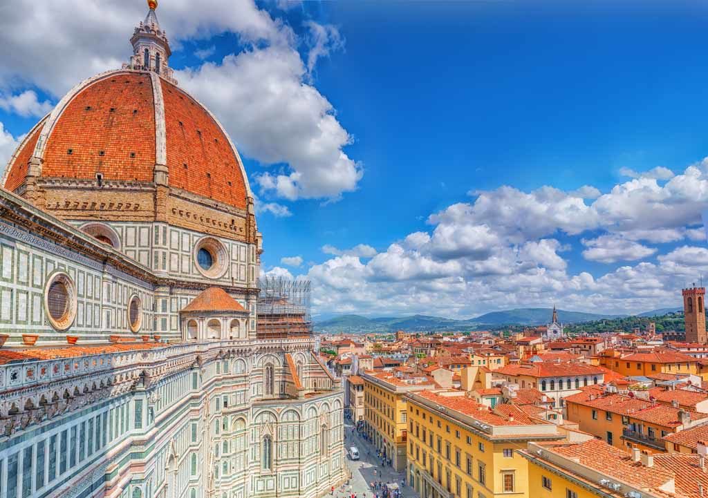 Die Santa Maria del Fiore, die Domkirche von Florenz, ist eine der Hauptattraktionen der der Stadt.