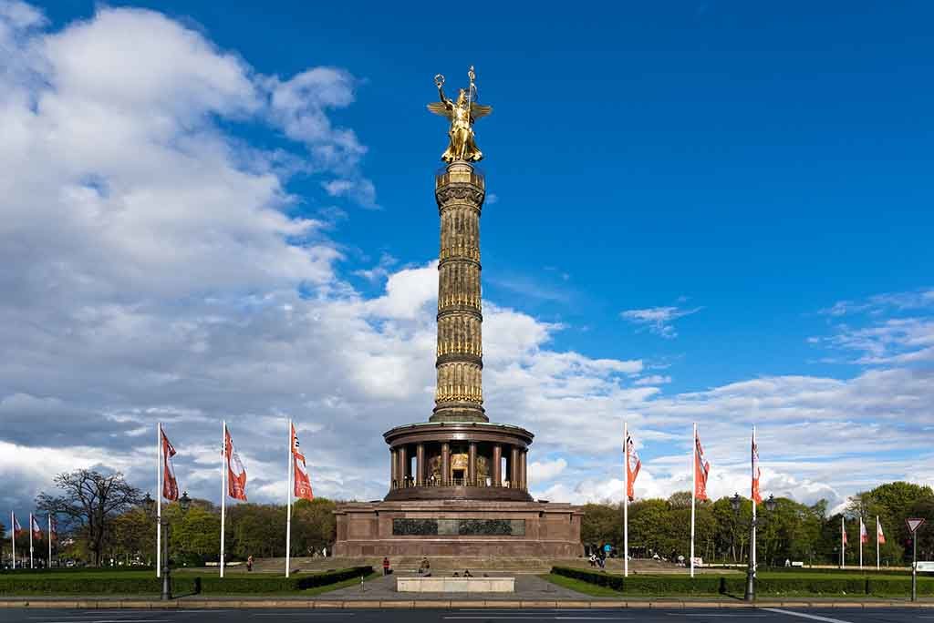 Die Siegessäule am Großen Stern in Berlin