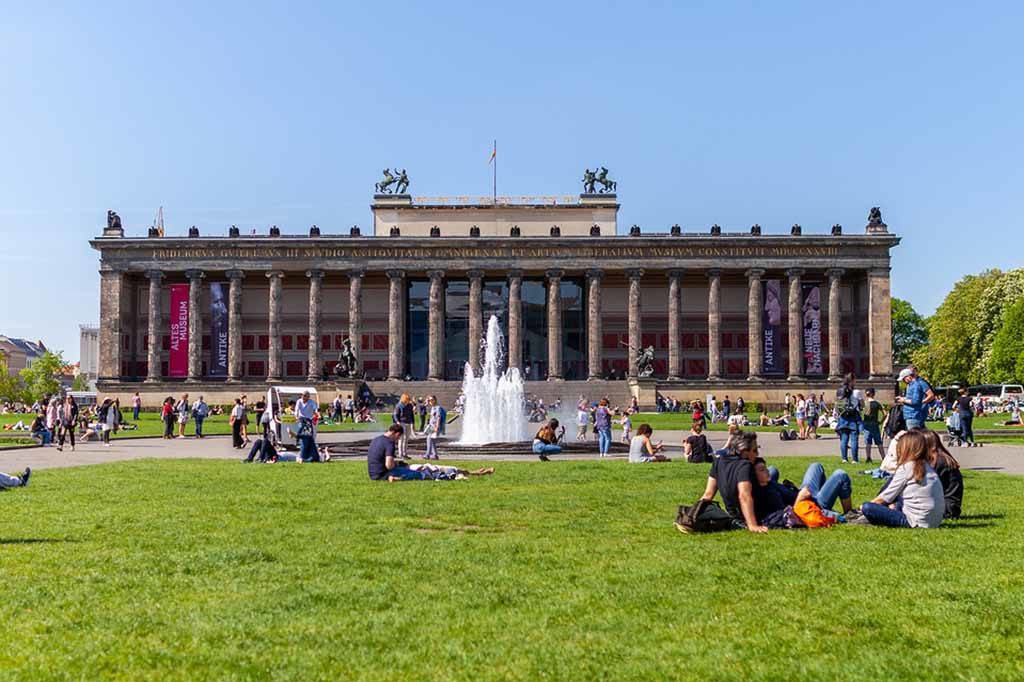 The Alte Museum in Berlin, build by Karl Friedrich Schinkel