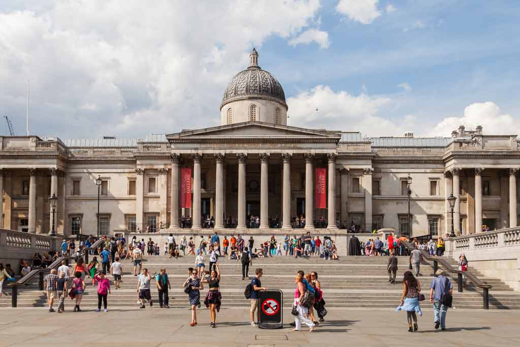 Nationalgalerie am Trafalgar Square, London