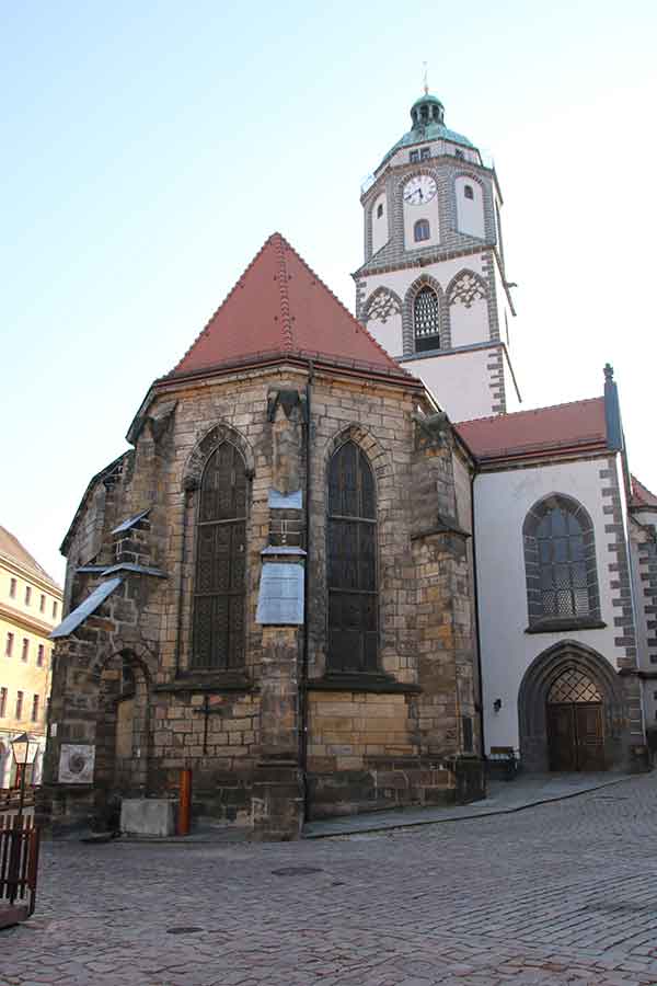 Die Altstadt von Meissen mit der Frauenkirche