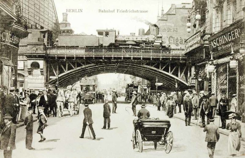 Der Bahnhof Friedrichstraße um 1913