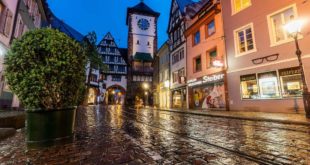 Das Schwabentor, ein Wahrzeichen von Freiburg im Breisgau