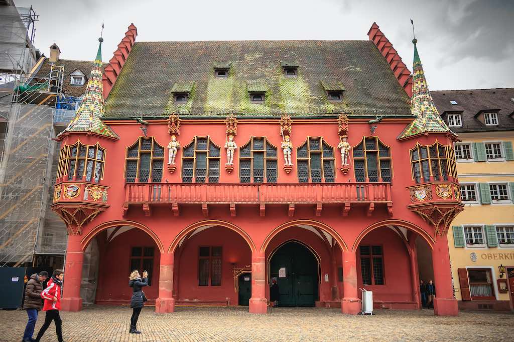 Das historische Kaufhaus in Freiburg im Breisgau
